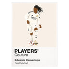 Eduardo Camavinga Real Madrid Icon Frame — art card and garment shots
