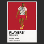 Edwin Ipape Leigh Leopards rugby league T-shirt black
