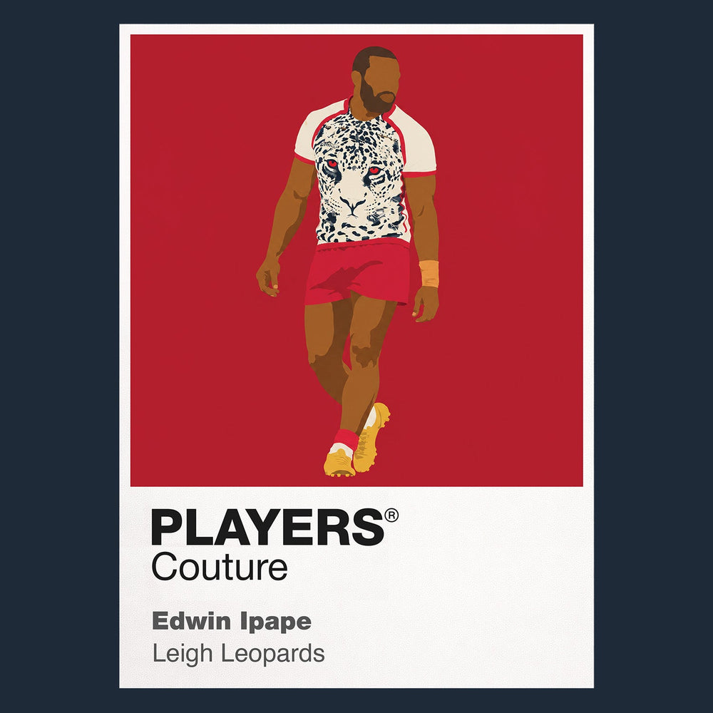 Edwin Ipape Leigh Leopards rugby league hoodie navy