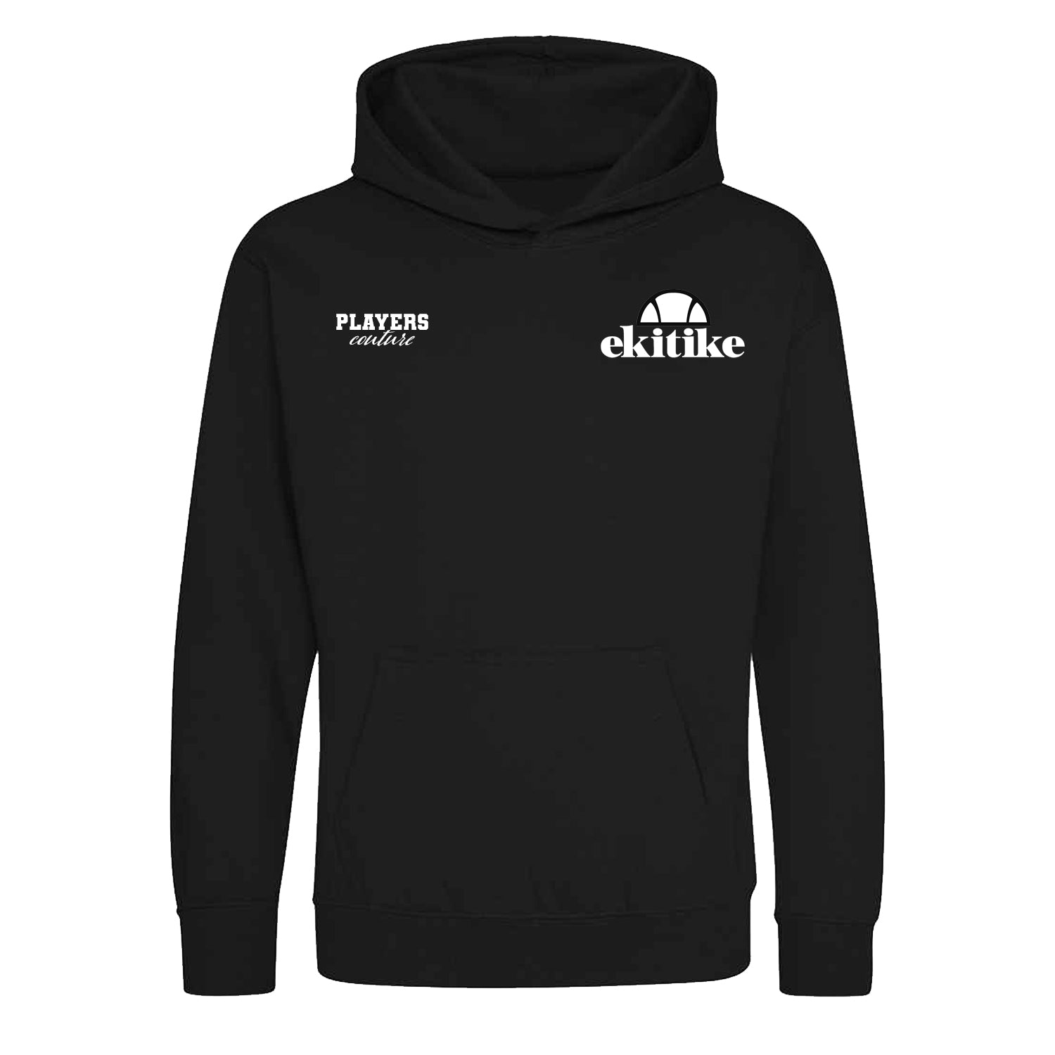 Hugo Ekitike Logo Players Couture Kids Hoodie Black