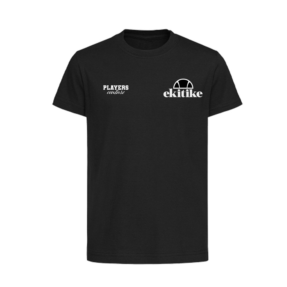 Hugo Ekitike Logo Players Couture Kids T-Shirt Black