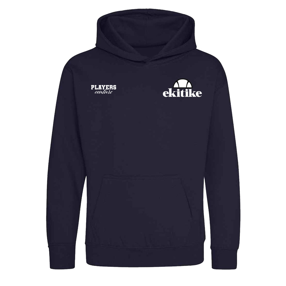 Hugo Ekitike Logo Players Couture Kids Hoodie Navy