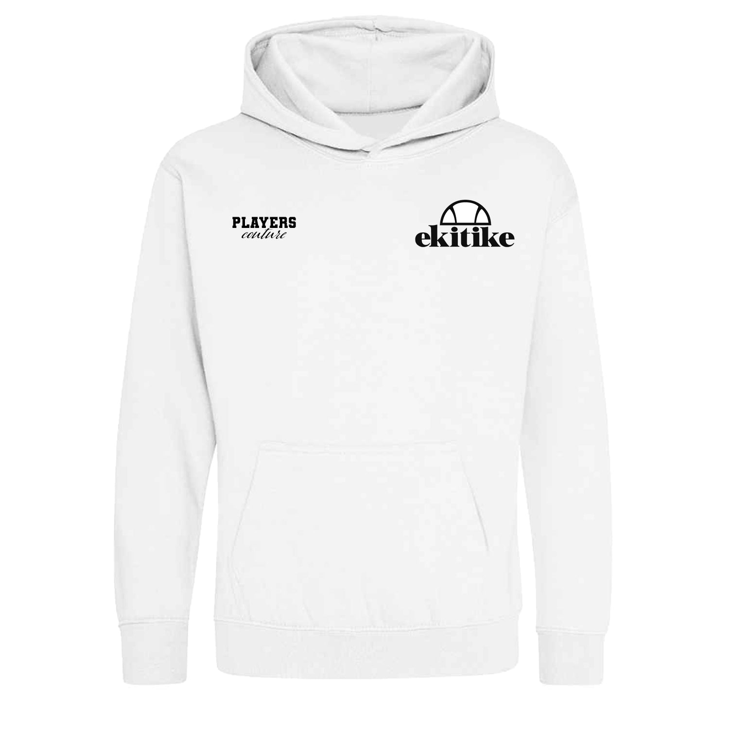 Hugo Ekitike Logo Players Couture Kids Hoodie White