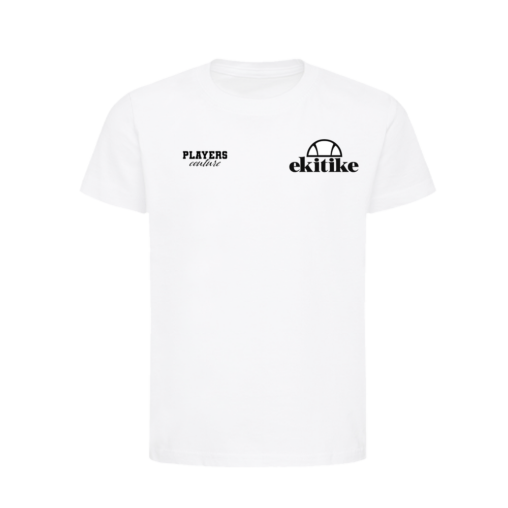 Hugo Ekitike Logo Players Couture Kids T-Shirt White