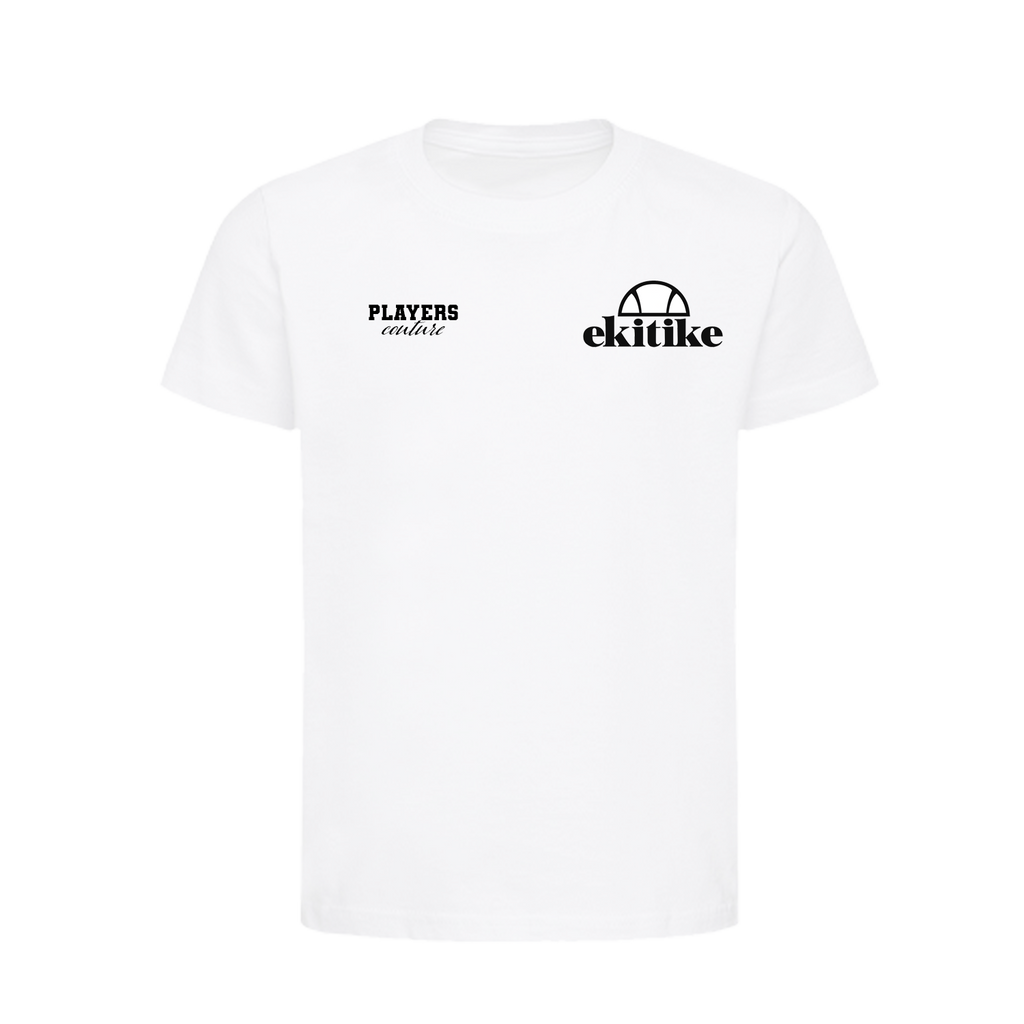 Hugo Ekitike Logo Players Couture Kids T-Shirt White