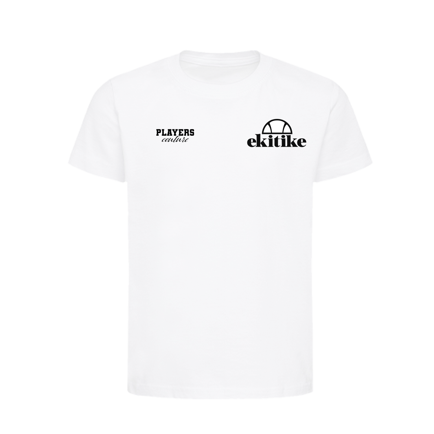Hugo Ekitike Logo Players Couture Kids T-Shirt White
