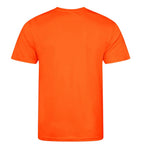 Essentials Collection t-shirt – orange men's t-shirt with black Essentials Collection letters and Players Couture logo on