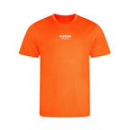 Essentials Collection t-shirt – orange kids' t-shirt with black Essentials Collection letters and Players Couture logo on
