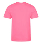 Essentials Collection t-shirt – pink men's t-shirt with black Essentials Collection letters and Players Couture logo on the