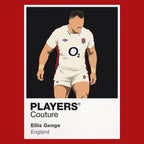 Ellis Genge Rugby Union Icon Frame Men's T-Shirt – image 10