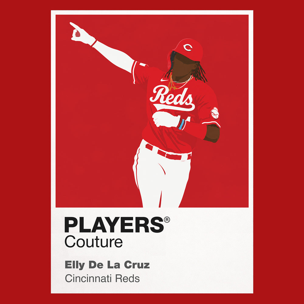 Elly De La Cruz Reds Baseball Icon Frame - Icon Design