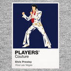 Elvis Presley Elvis Presley's unmistakable stage silhouette and rock-and-roll styling Icon Frame artwork in grey