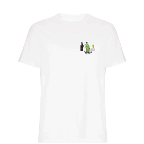 Emi Martinez t-shirt – white men's t-shirt featuring the Emi Martinez Players Couture logo