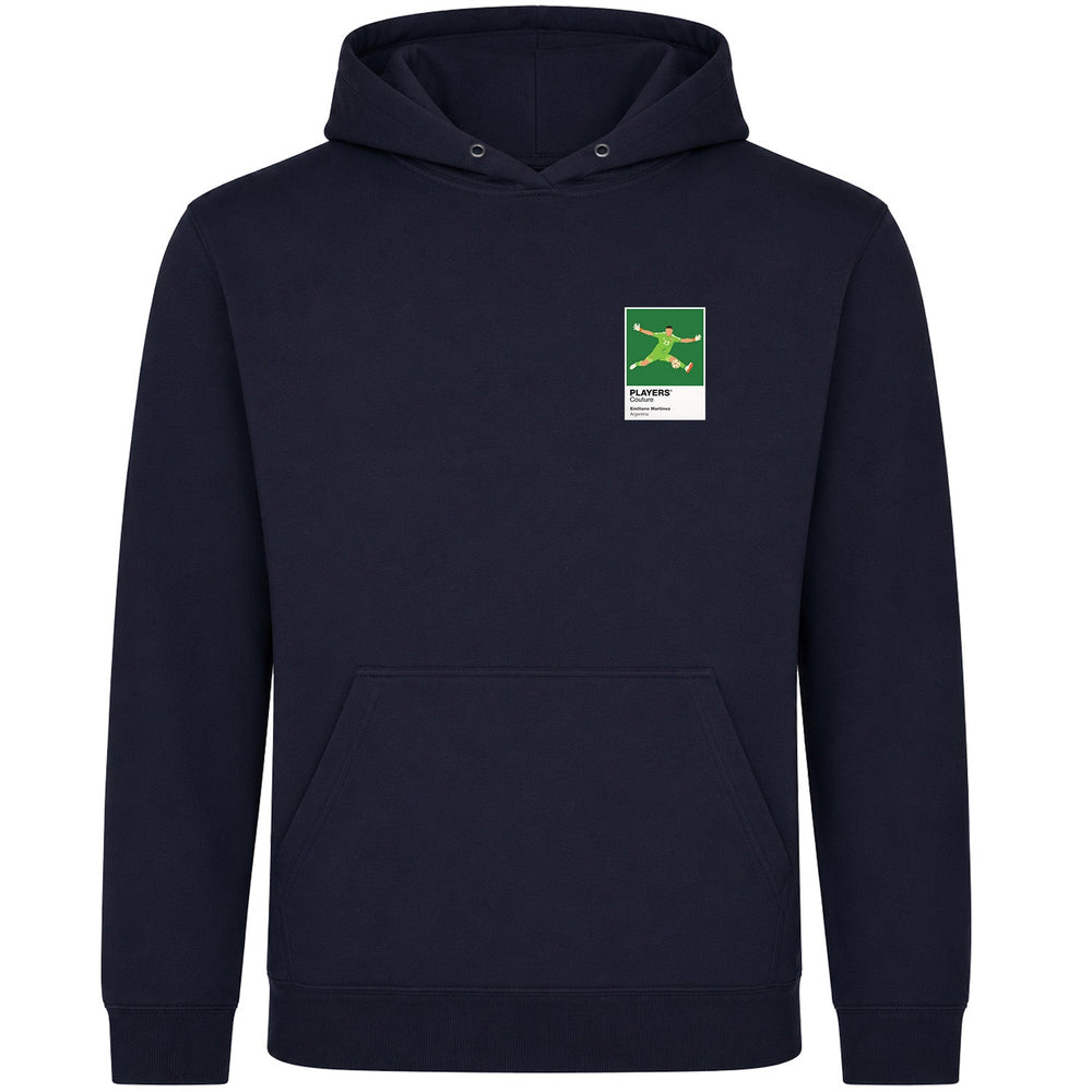 Emiliano Martinez Argentina Icon Frame Men's Hoodie — Navy