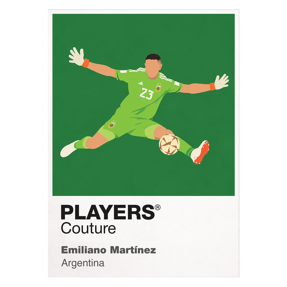 Emiliano Martinez Aston Villa Icon Frame — White
