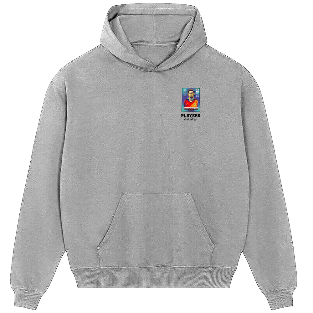 Emiliano Martinez World Cup Sticker Men's Hoodie – emiliano martinez sticker mens grey hoodie Players Couture design