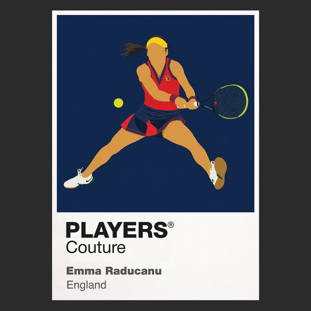 Emma Raducanu Tennis Icon Frame Men's T-Shirt