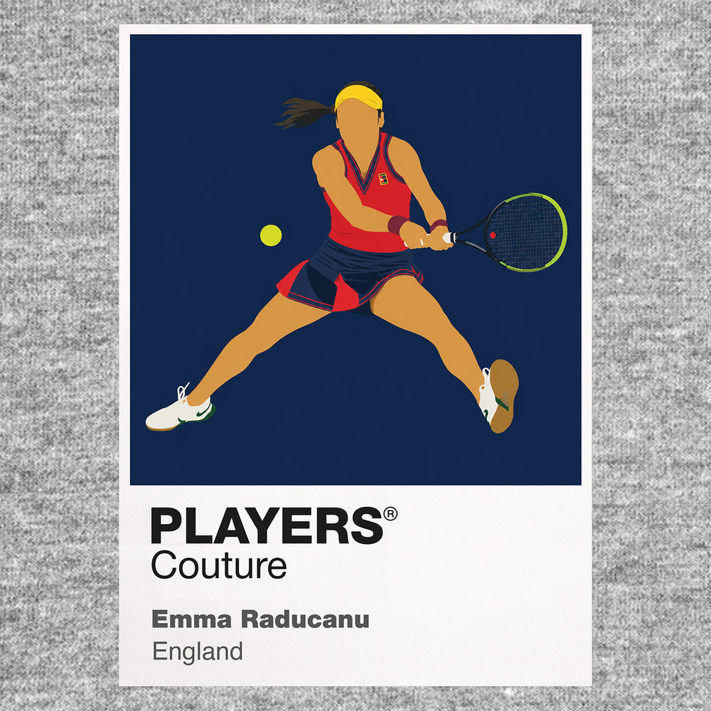 Emma Raducanu Tennis Icon Frame Men's T-Shirt