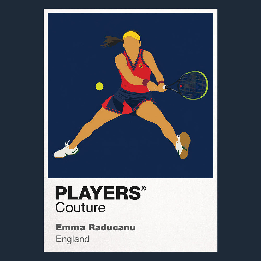 Emma Raducanu Tennis Icon Frame Men's T-Shirt