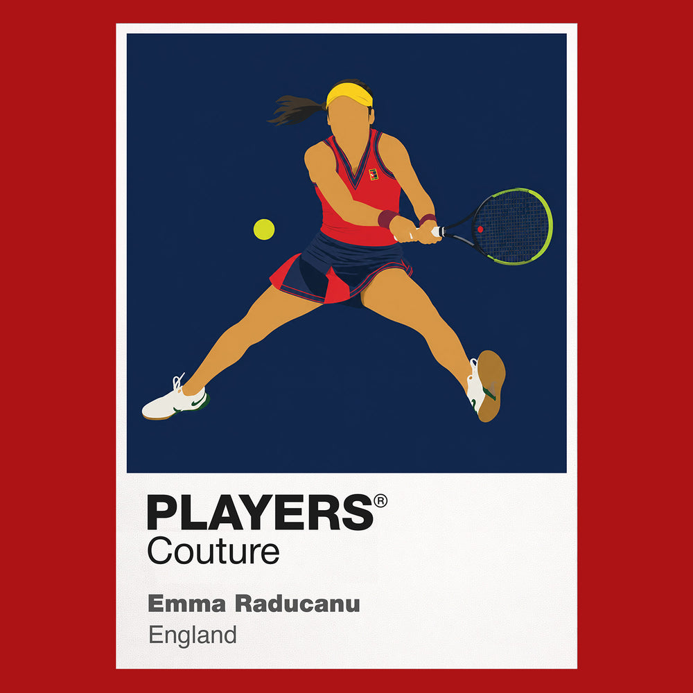 Emma Raducanu Tennis Icon Frame Men's T-Shirt