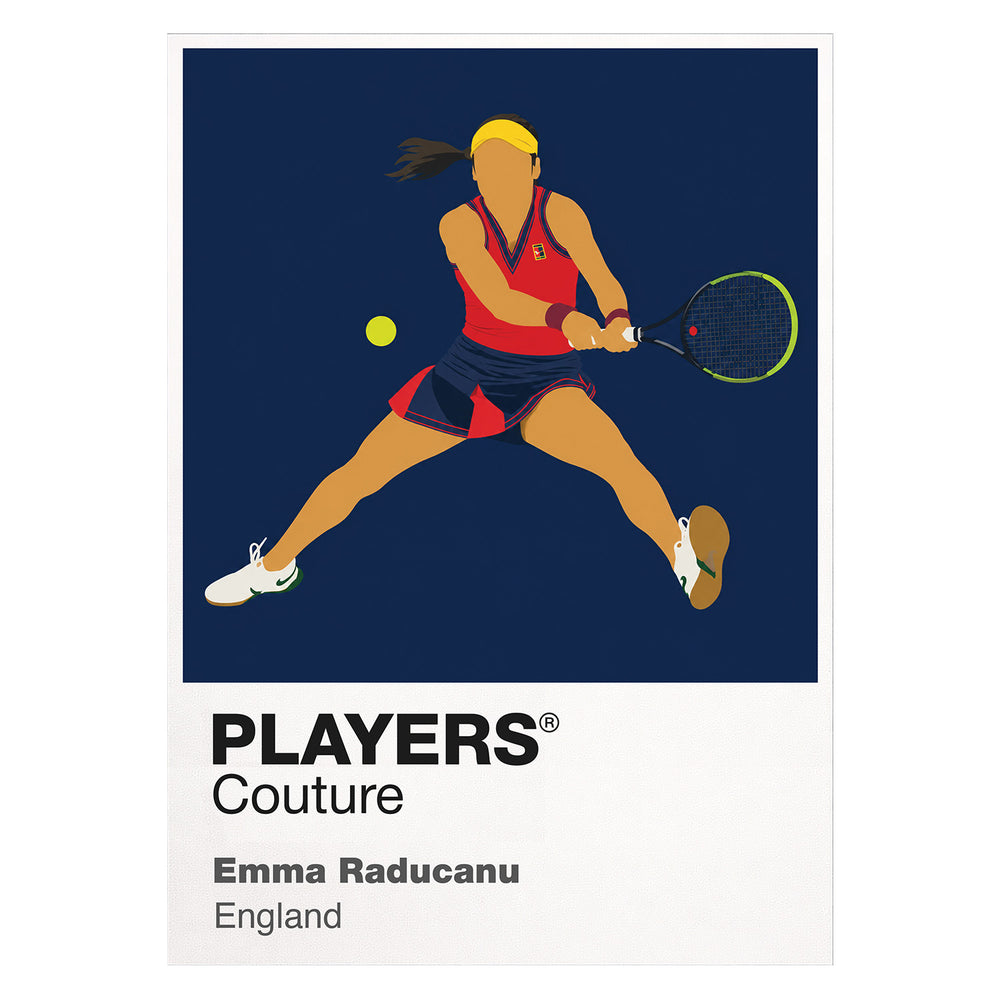 Emma Raducanu Tennis Icon Frame Men's T-Shirt