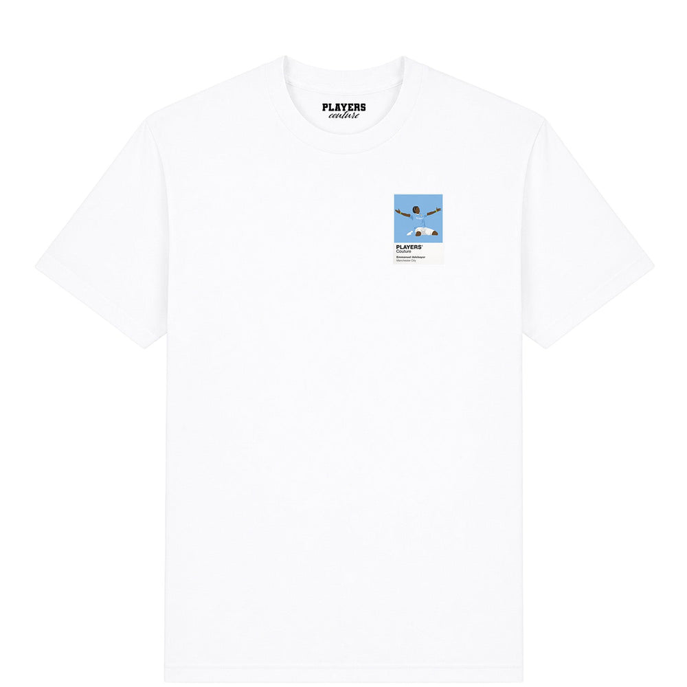 Emmanuel Adebayor Man City Men's T-Shirt - White
