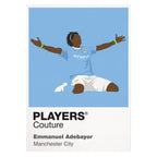 Emmanuel Adebayor Man City Men's T-Shirt - White