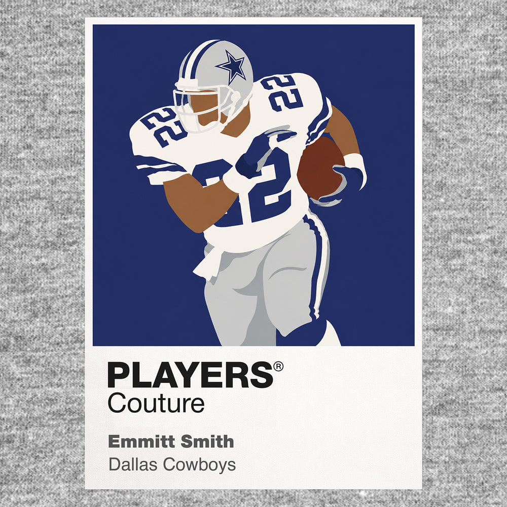 Emmitt Smith Cowboys American Football Icon Frame Men's T-Shirt