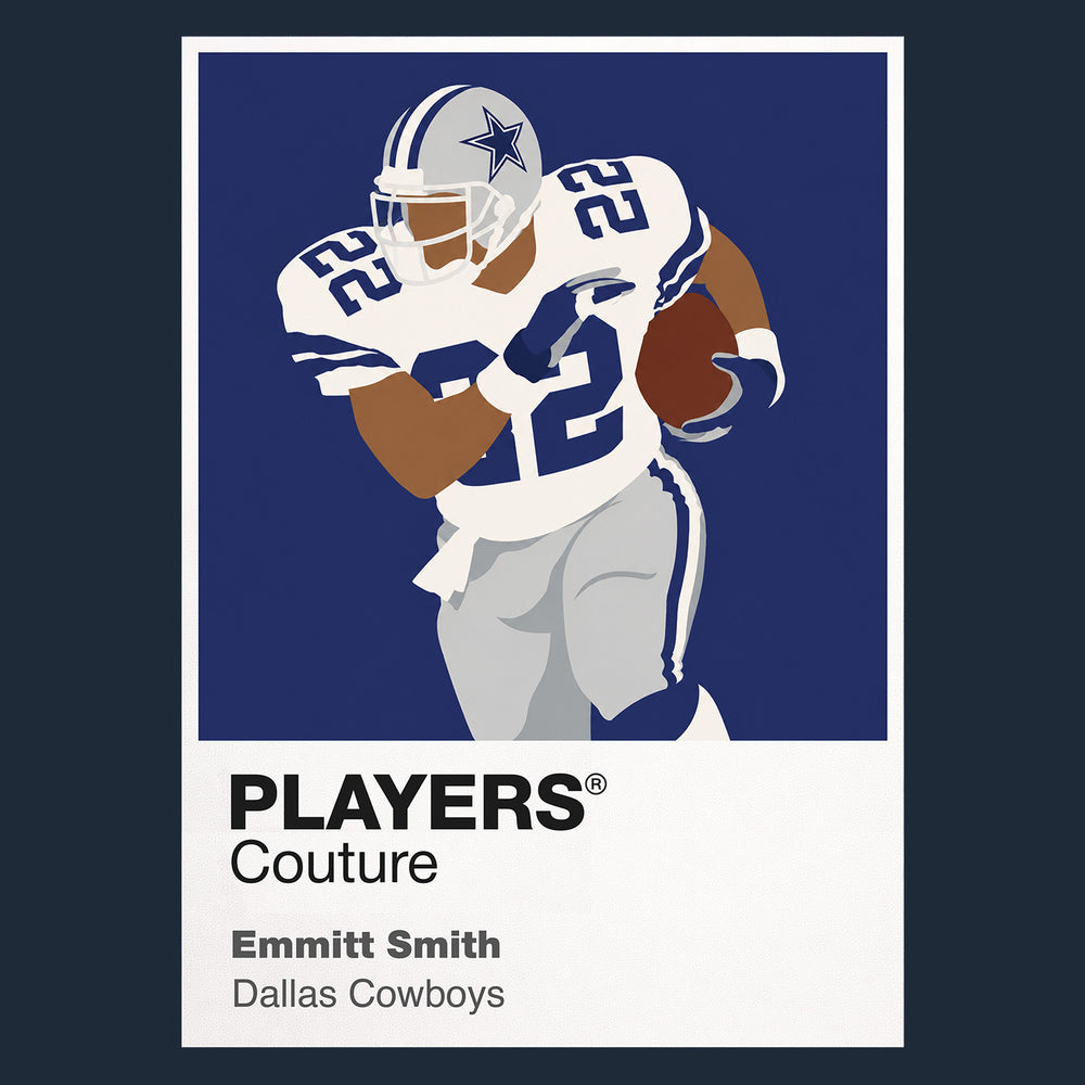 Emmitt Smith Cowboys American Football Icon Frame Men's T-Shirt