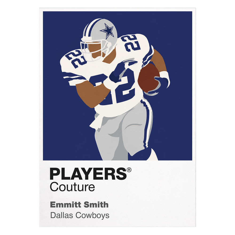 Emmitt Smith Cowboys American Football Icon Frame Men's T-Shirt