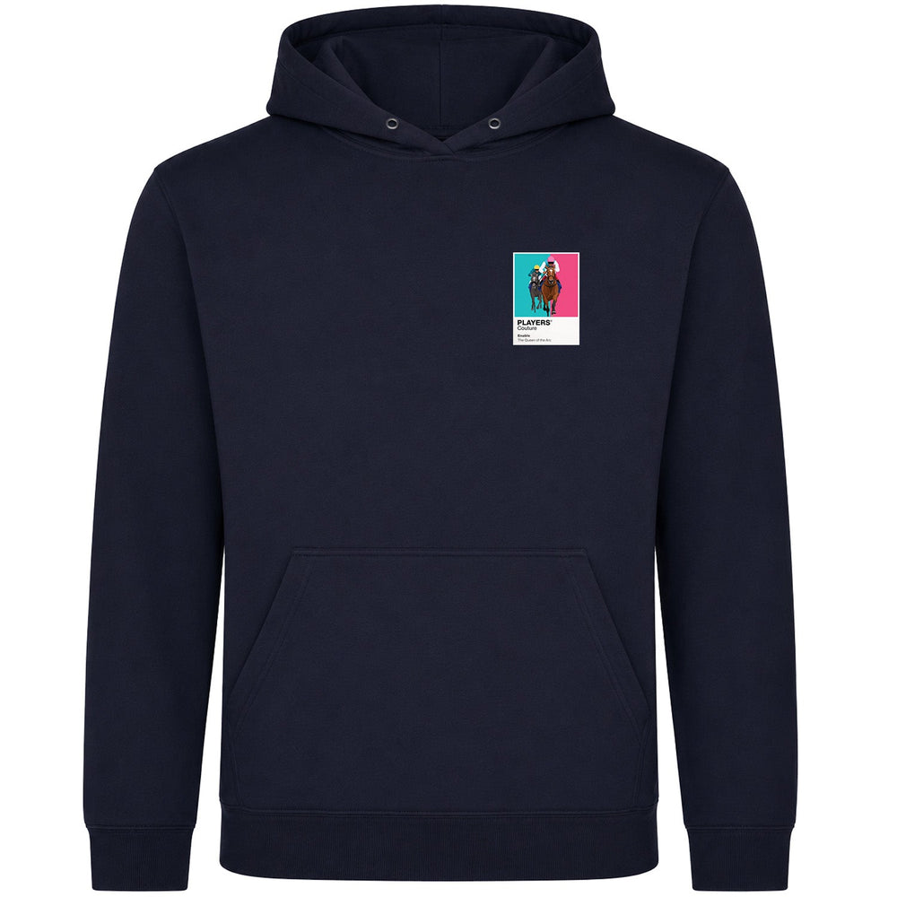 Enable horse racing hoodie – mens navy hoodie view