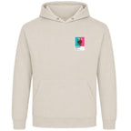 Enable horse racing hoodie – mens stone hoodie view