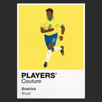 Endrick Real Madrid Icon Frame — Black