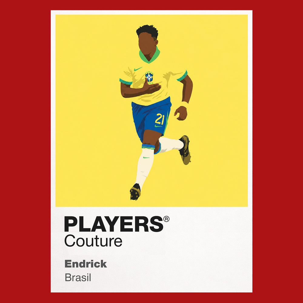Endrick Real Madrid Icon Frame — Red