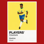 Endrick Real Madrid Icon Frame — Red