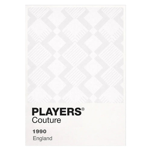 England 1990 Classic Football Shirt Colours Frame Men's T-Shirt – white close-up detail shot of the England Players Couture