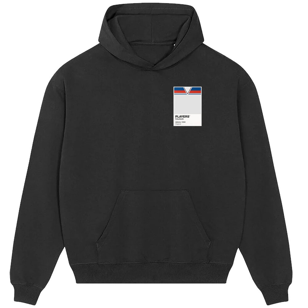 England 82 hoodie – black men's hoodie featuring the England 82 Players Couture logo