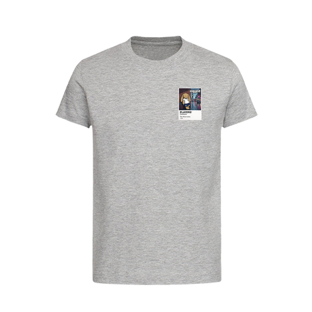 England Football Cool Bunny Kids T-Shirt – England football cool bunny kids t-shirt in Gray – Players Couture