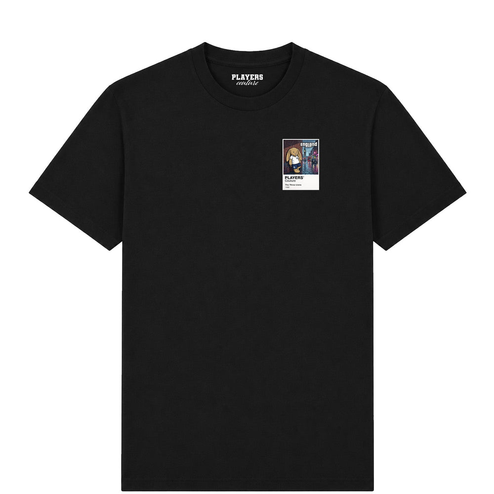 England Football Cool Bunny Men's T-Shirt – England football cool bunny men's t-shirt in Black – Players Couture