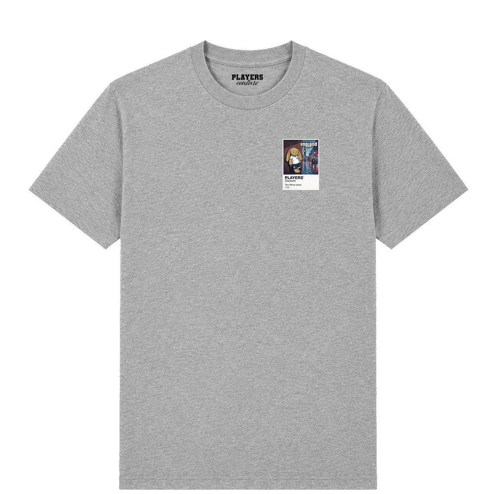England Football Cool Bunny Men's T-Shirt – England football cool bunny men's t-shirt in Gray – Players Couture