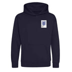 England Graffiti Frame Kids Hoodie - england graffiti frame kids navy hoodie
