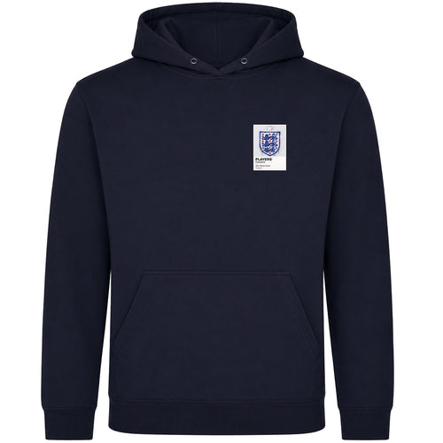 England Logo Graffiti Frame Men's Hoodie - england graffiti frame mens navy hoodie