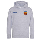 England Three Lions Bar hoodie – grey kids' hoodie featuring the England Three Lions Bar Players Couture logo