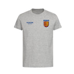 England Three Lions Bar t-shirt – grey kids' t-shirt featuring the England Three Lions Bar Players Couture logo