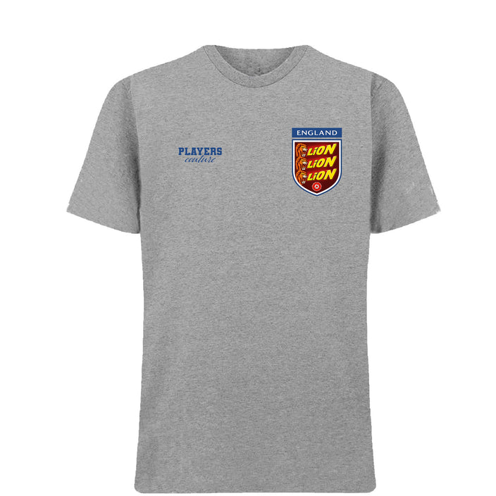 England Three Lions Bars Logo Players Couture Mens T-Shirt