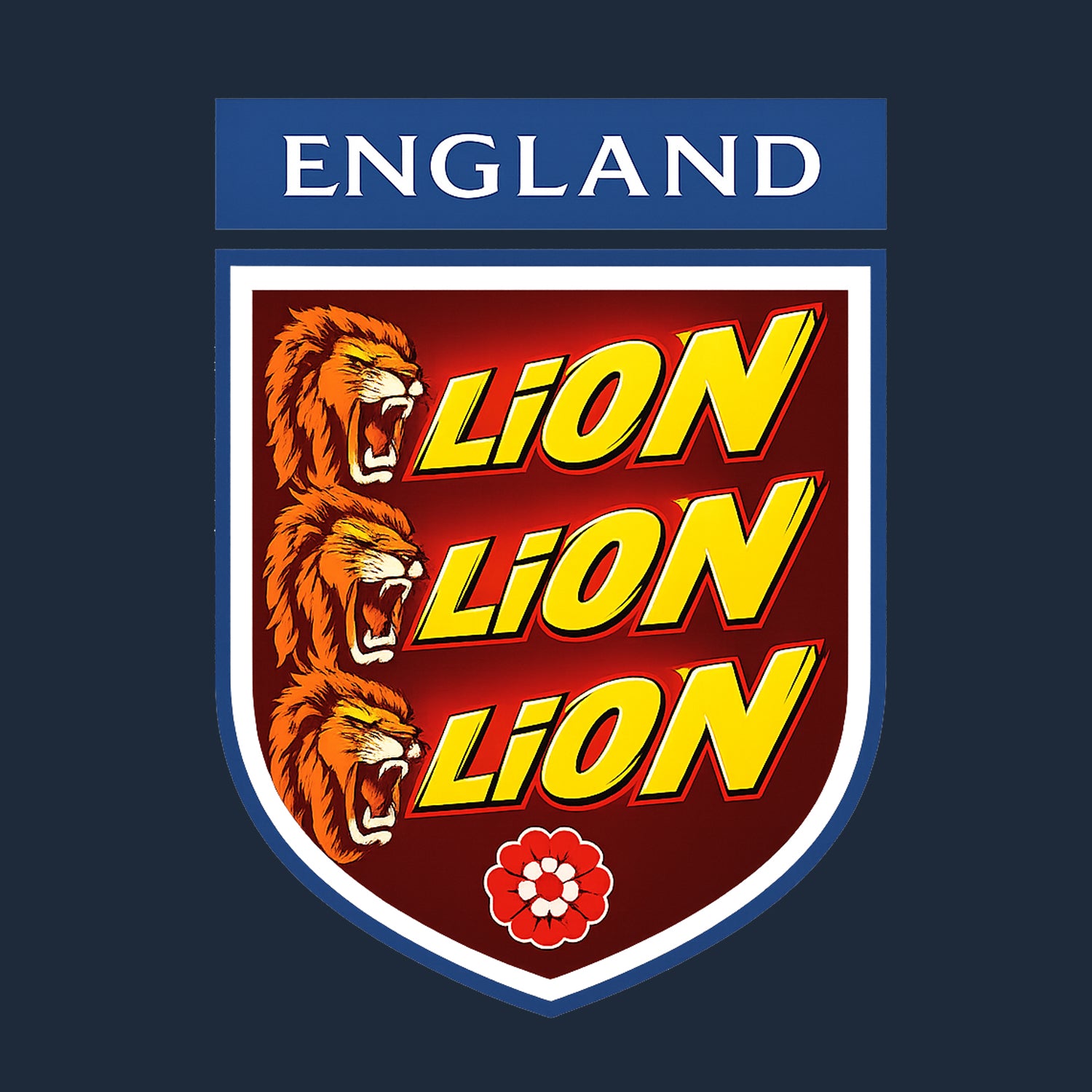 England Three Lion Bars Logo Players Couture Men's Casual Hoodie