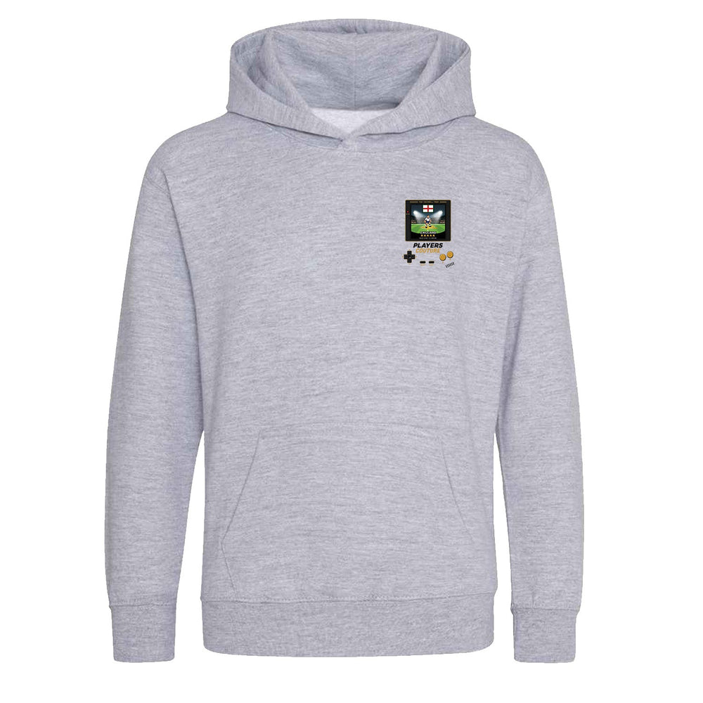 England World Cup 8-Bit Kids Hoodie retro gaming football design by Players Couture