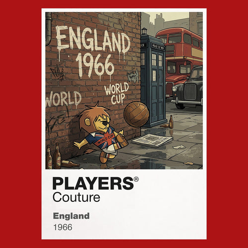 1966 England Players Couture Frame Red
