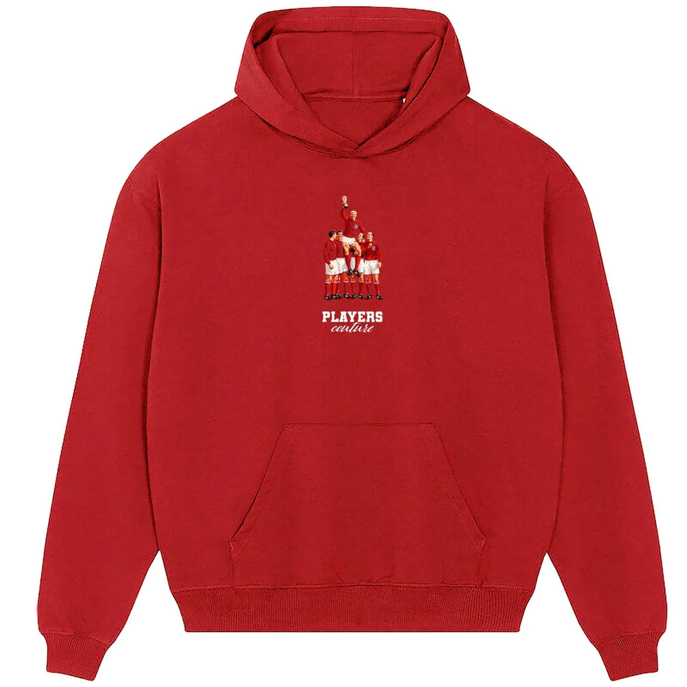 England 66 Icon Players Couture Men's Red Hoodie