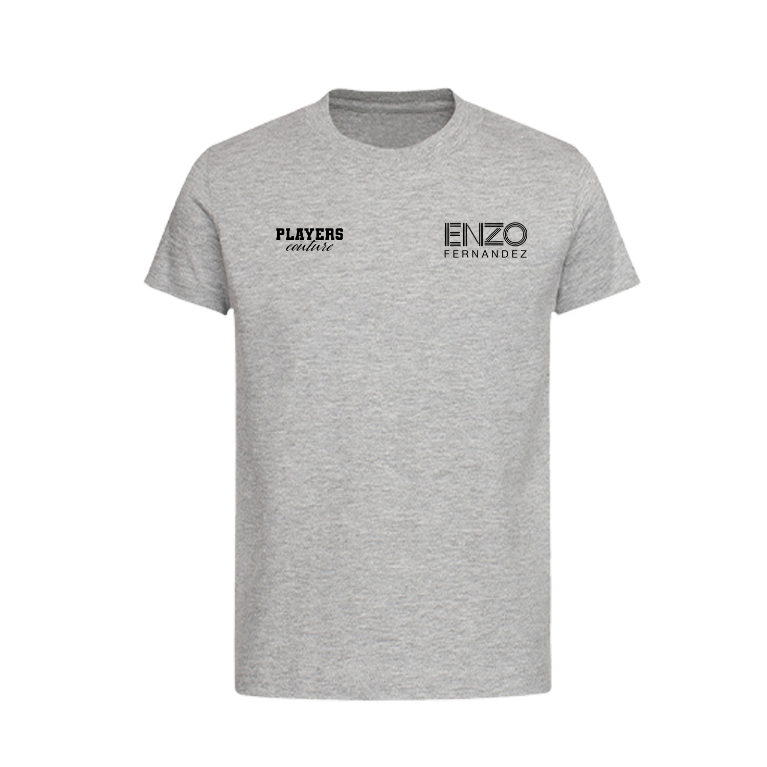Enzo Fernandez Logo Players Couture Kids T-Shirt Gray